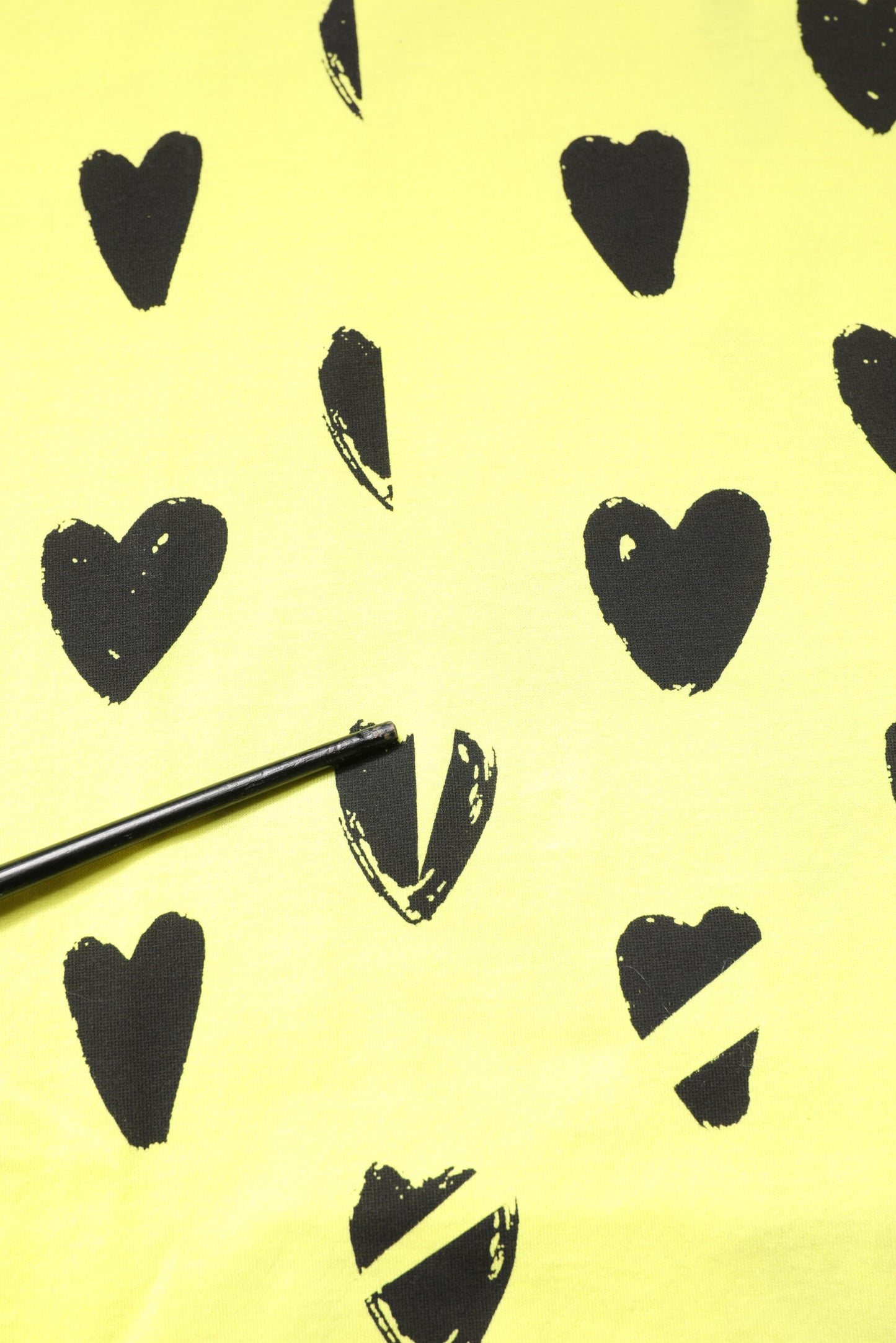 Yellow Cotton Sleeveless DG Heart T-shirt