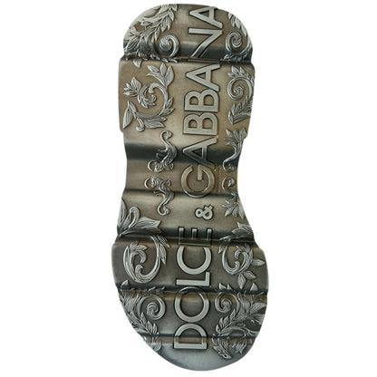 White Silver DAYMASTER Leather Sneakers Shoes