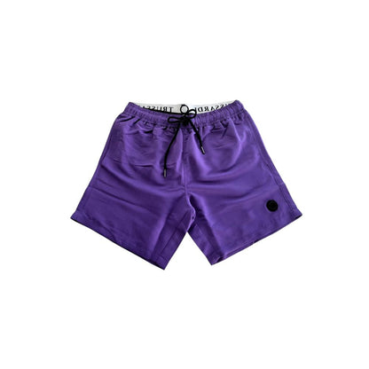 Purple Polyester Men's Swim Shorts