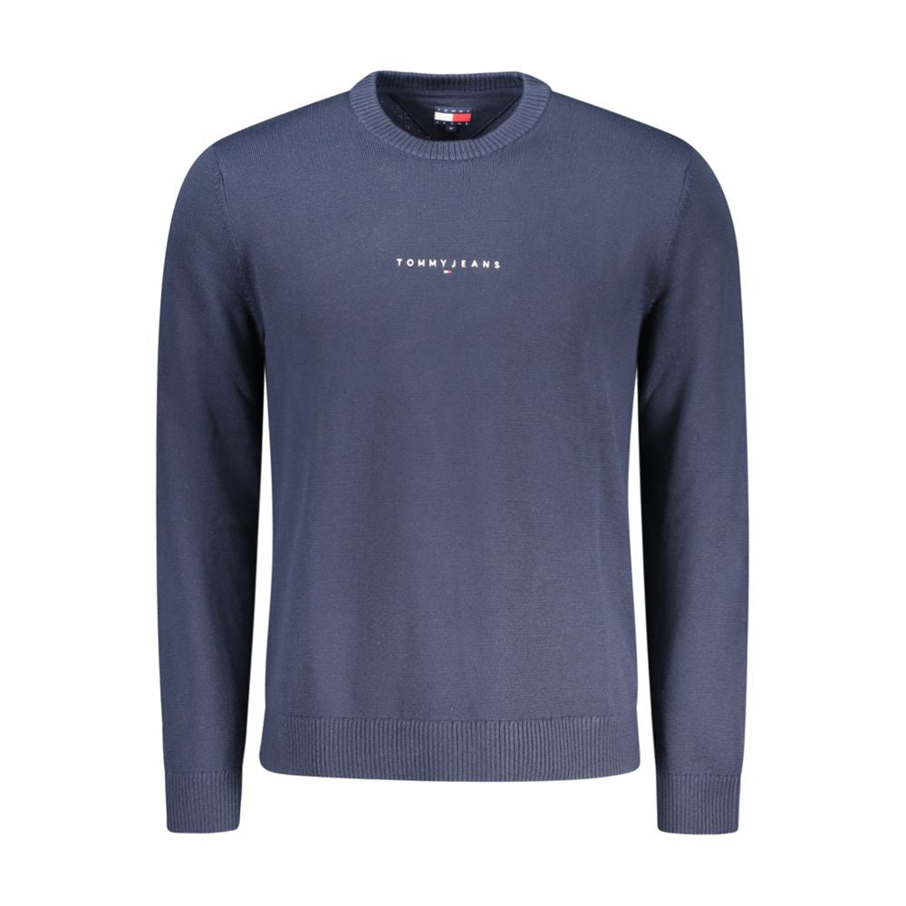 Blue Polyester Men's Sweater