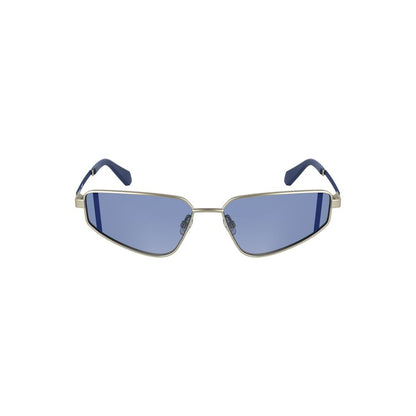 Gray Metal Women Sunglasses