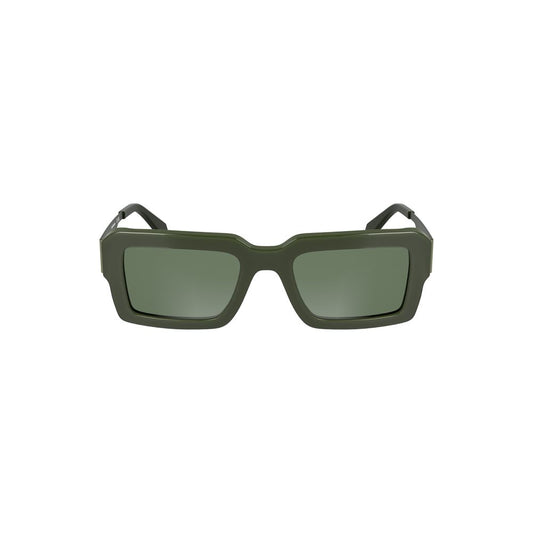 Green Acetate Women Sunglasses