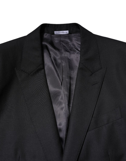 Dark Blue MARTINI Wool Blazer Coat Jacket