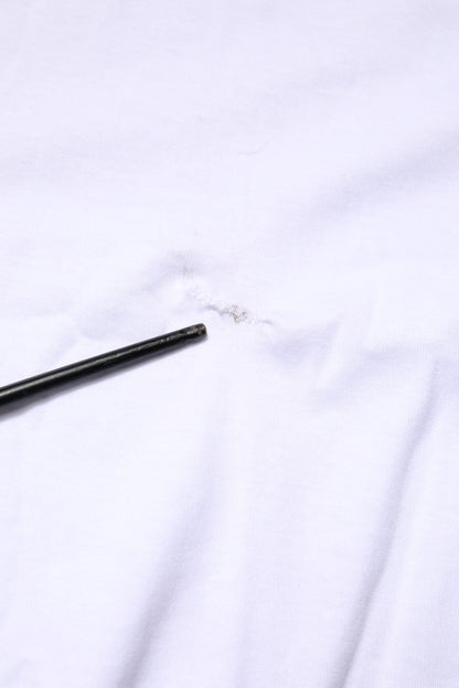 White Cotton DG Crown Embroidery T-shirt