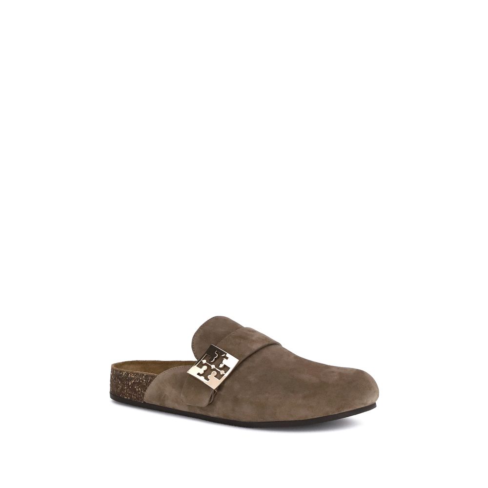 Brown Calf Leather Bos Taurus Mules