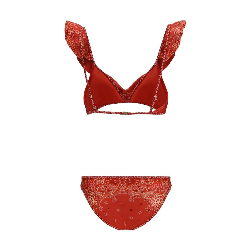Red Polyamide Bikini