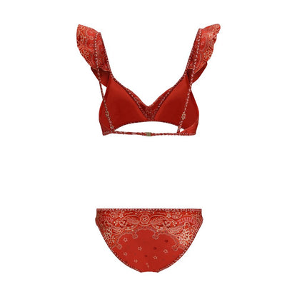 Red Polyamide Bikini