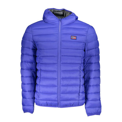 Blu Poliammide Men Jacket