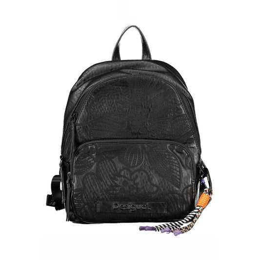 Black Polyethylene Backpack
