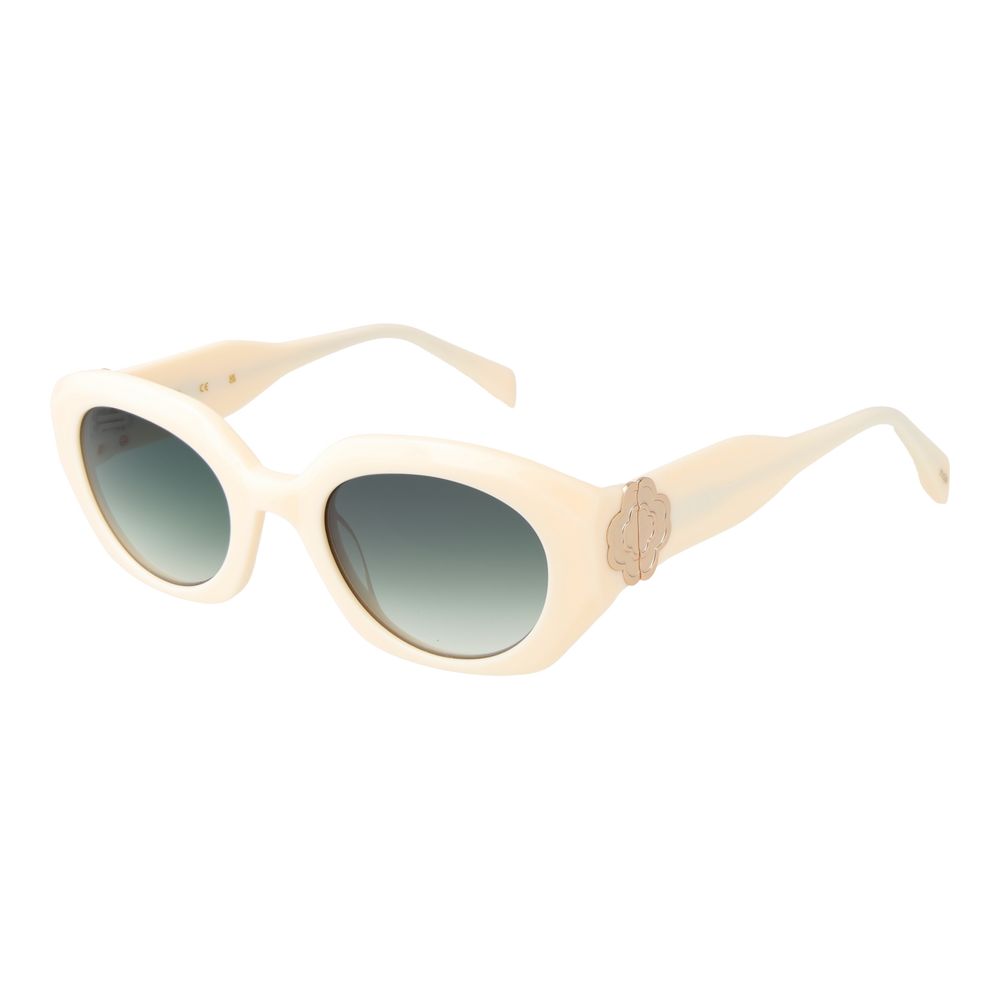 White Acetate Sunglasses