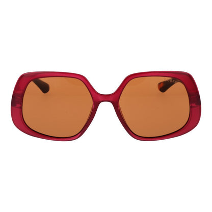 Burgundy Plastic Sunglasses