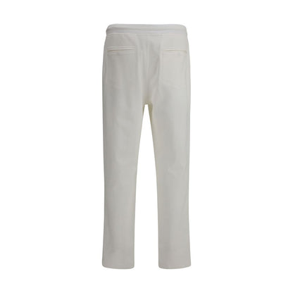 White Cotton Joggers (Workout Pants)