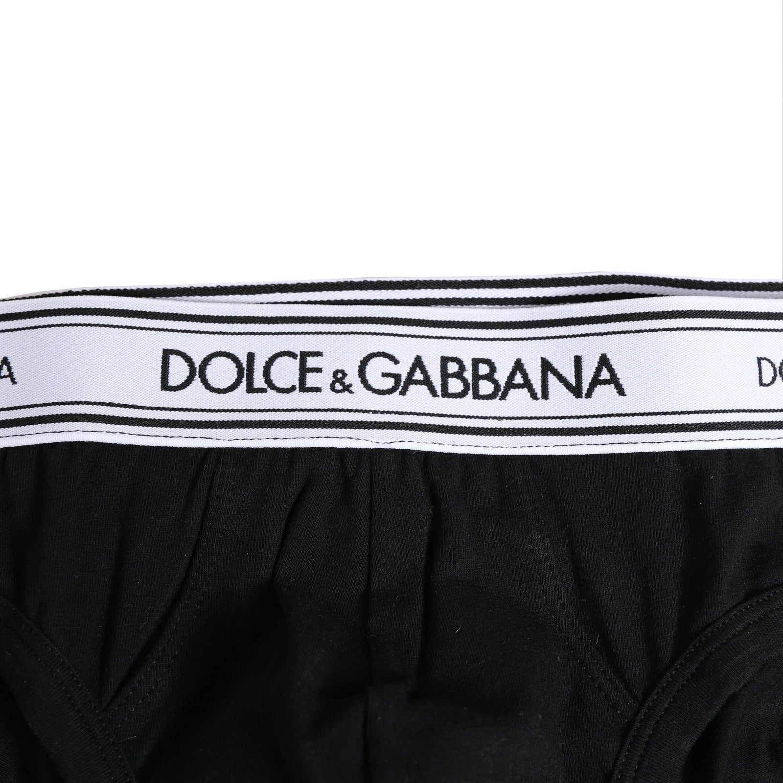 Black Cotton Stretch Regular Brief Underwear