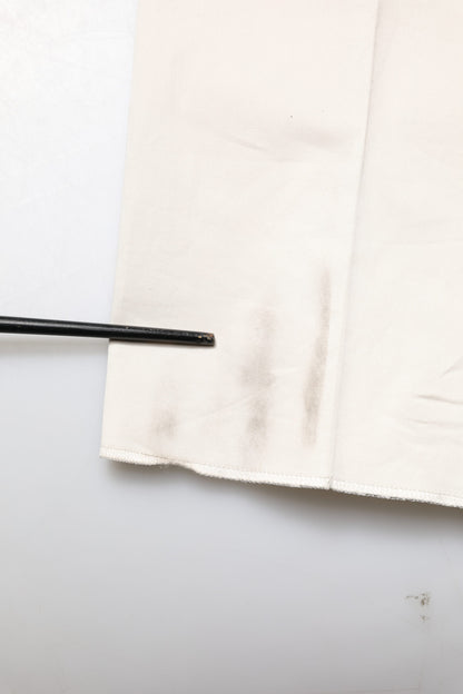 White Cotton Dress Slim Formal Pants