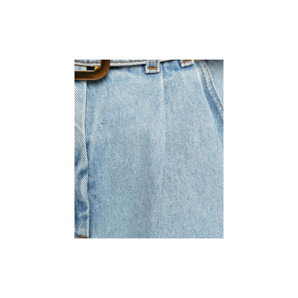 Blue Cotton Short