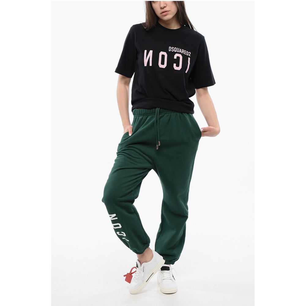 Cotton Joggers with Drawstring Waist