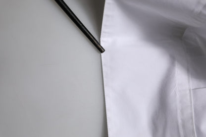 White Cotton Long Sleeves Dress Formal Shirt