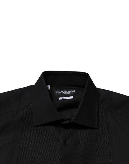 Black GOLD Long Sleeves Dress Formal Shirt