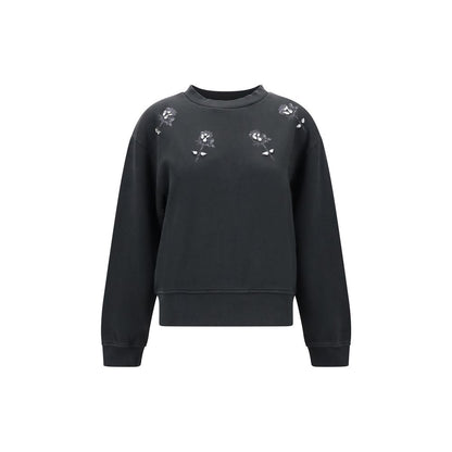 Black Cotton Sweatshirt