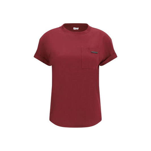 Bordeaux Cotton T-Shirt