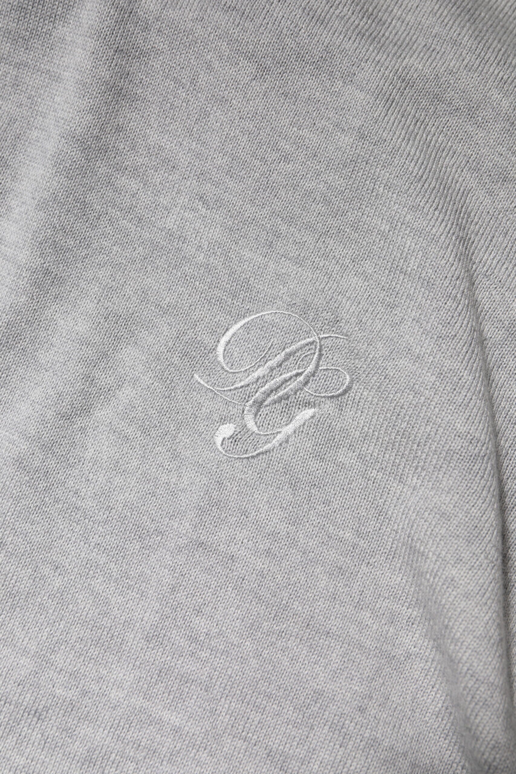 Gray Long Sleeve Turtleneck Pullover Sweater