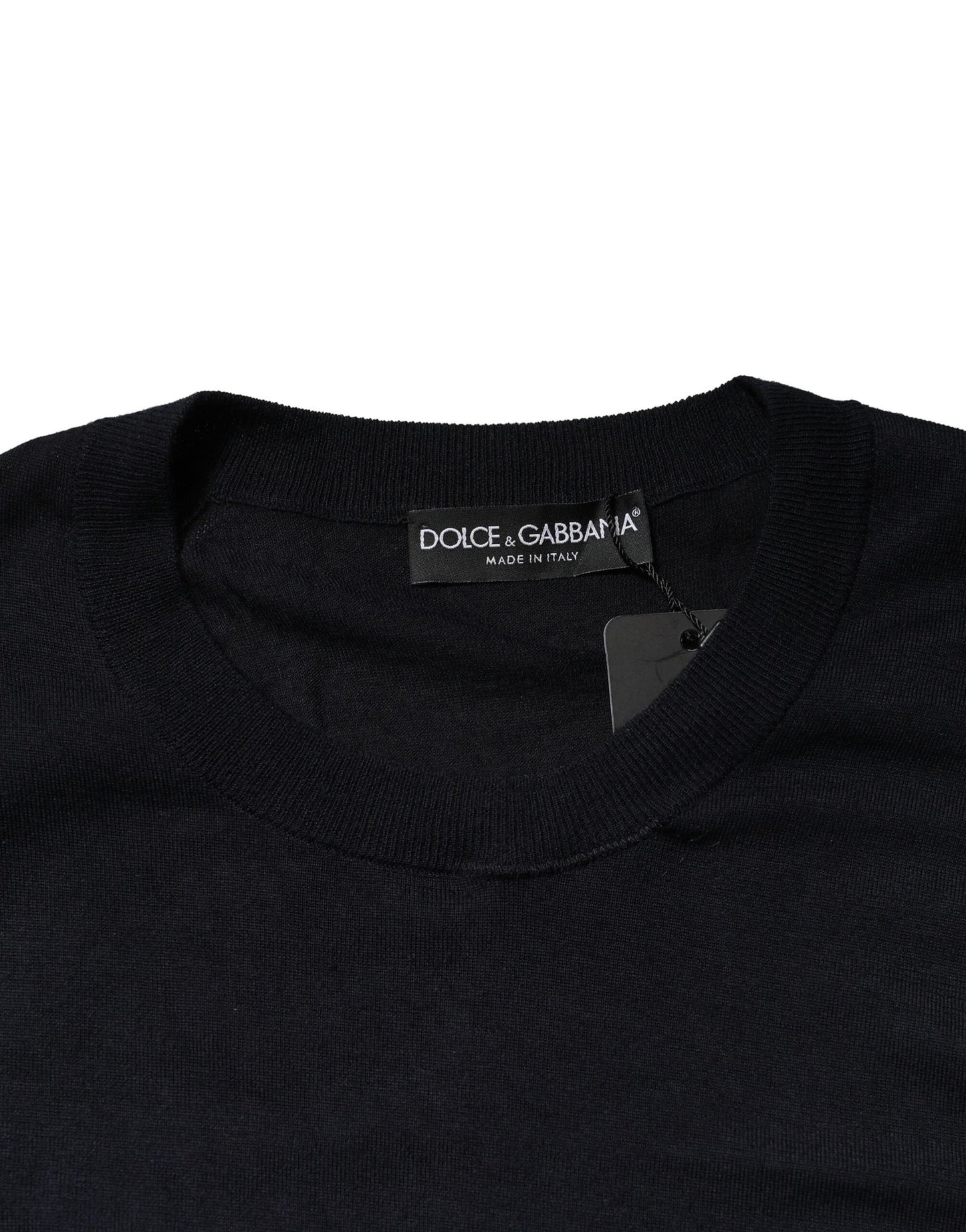 Black Long Sleeve CrewNeck Pullover Sweater