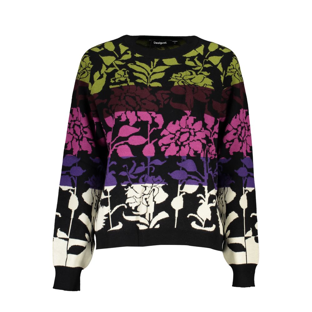 Black Polyester Sweater