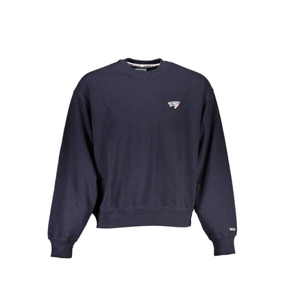 Blue Cotton Men Sweatshirt
