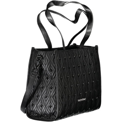 Black Polyurethane Womens Bag