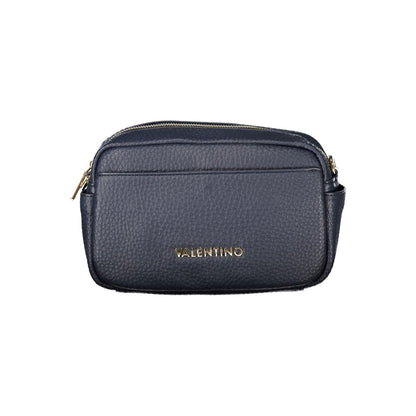 Blu Polyurethane Women Shoulder Bag