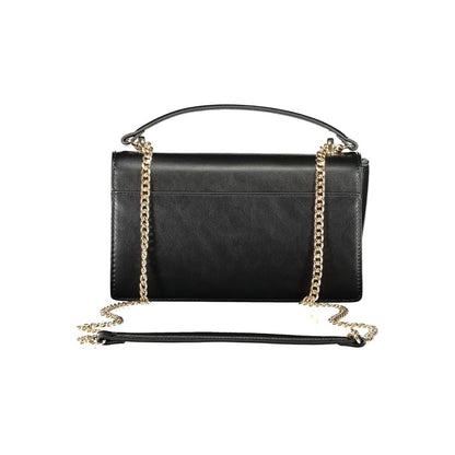 Black Polyurethane Women's Bag