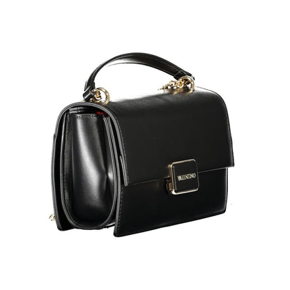 Black Polyurethane Women's Bag