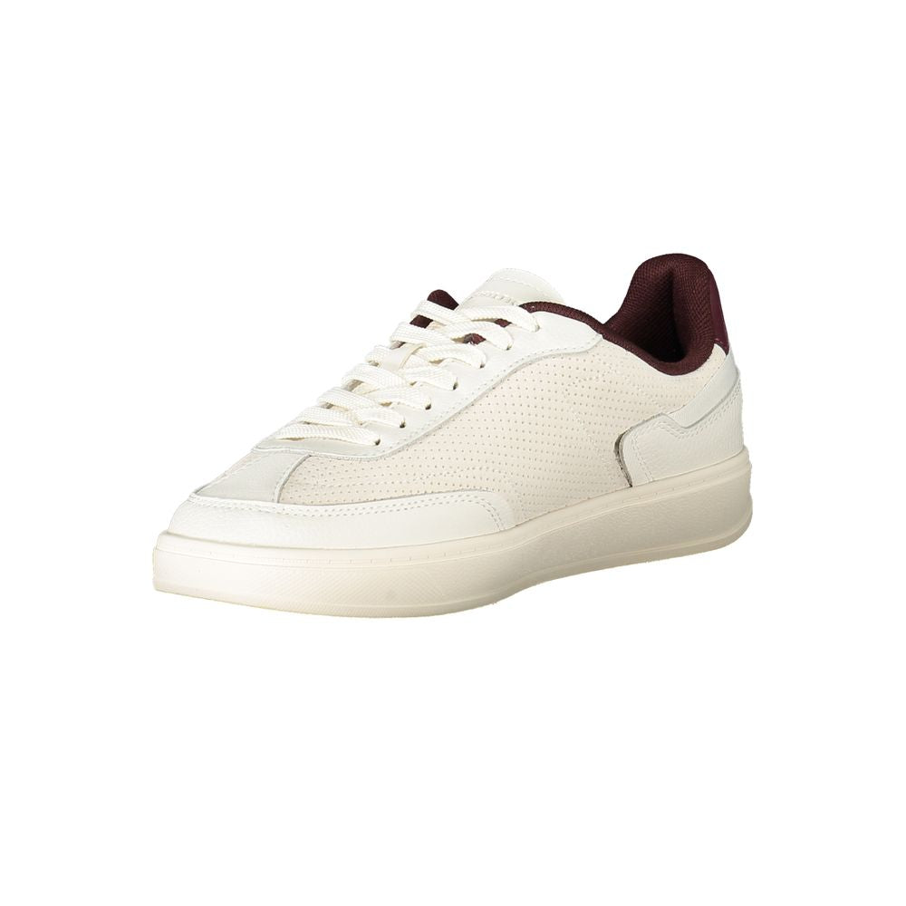 Beige Leather Women Sneaker
