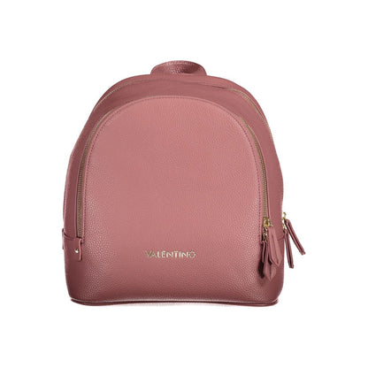 Pink Polyethylene Backpack