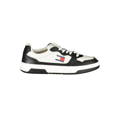 Black Polyurethane Men Sneaker