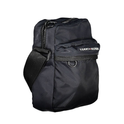 Blue Polyester Men's Shoulder Bag
