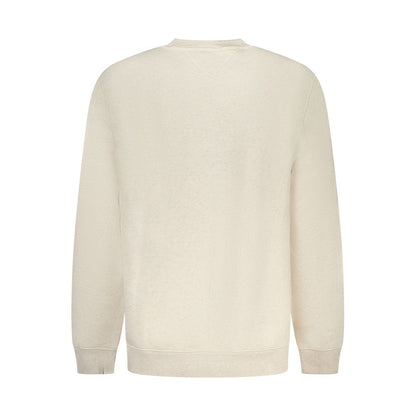 Beige Cotton Men Sweater