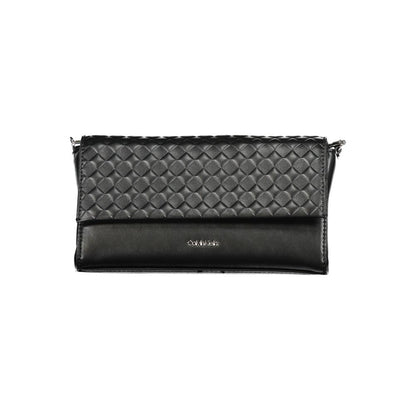 "Black Polyester Women Shoulder Bag"