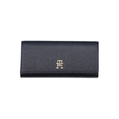 Blue Polyurethane Women Wallet