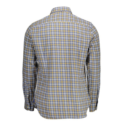 Blue Cotton Men's Shirt