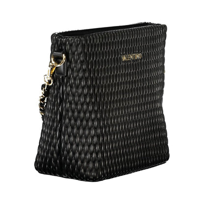 Nero Poliuretano Women's Bag with Removable Shoulder Handle