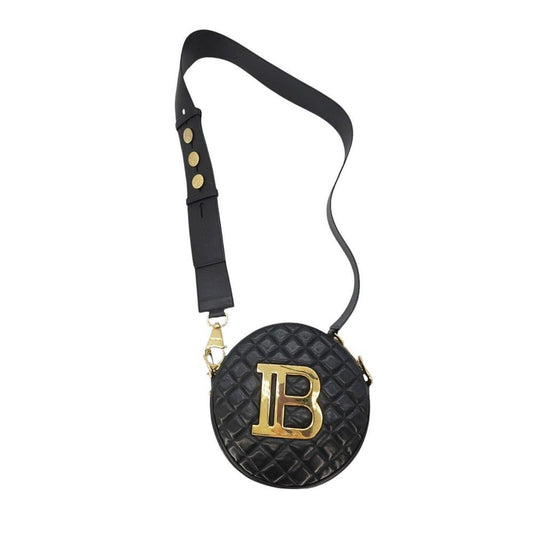 Black Leather Crossbody Bag