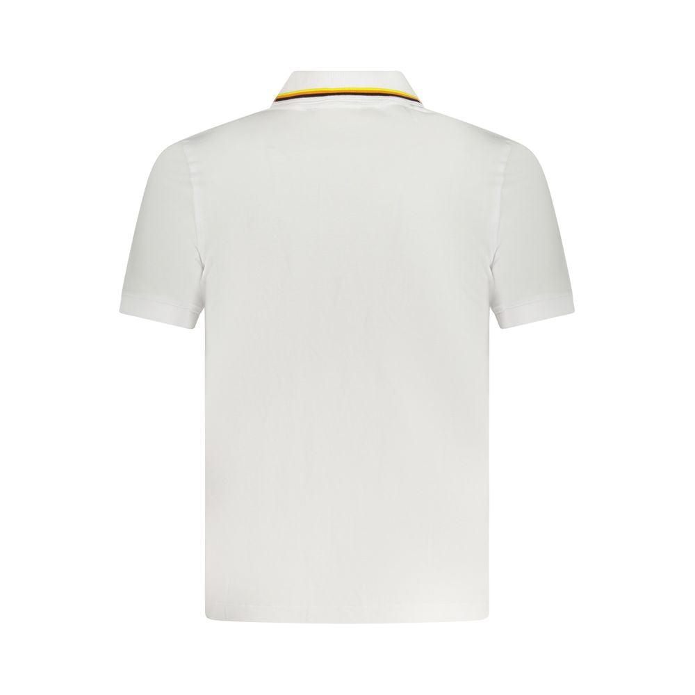 White Cotton Polo Shirt