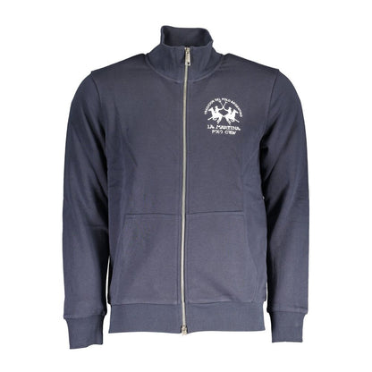 Blue Cotton Men's Sweatshirt