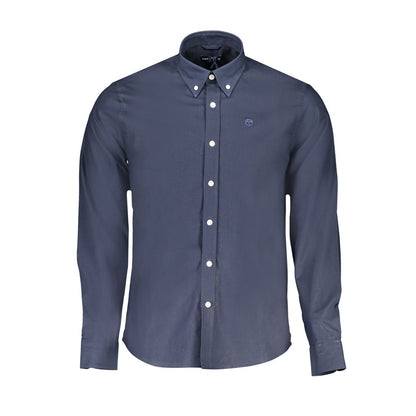 Blue Organic Cotton Men Shirt