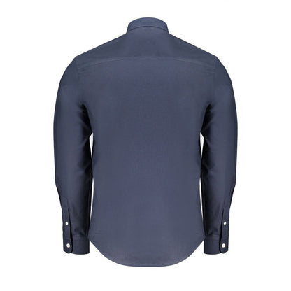 Blue Organic Cotton Men Shirt