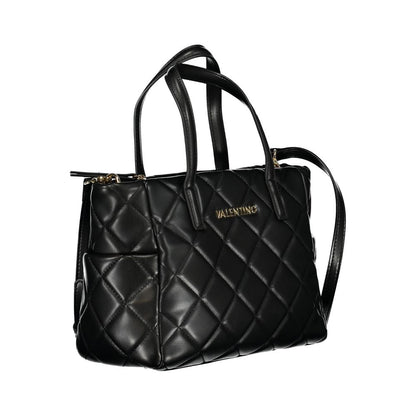 Black Polyurethane Women's Bag