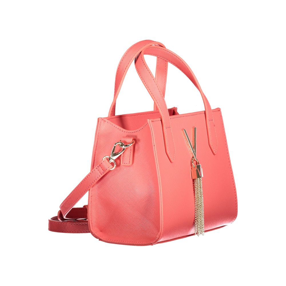 Pink Polyethylene Women Handbag