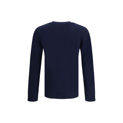 Blue Fleece Wool Sweatshirt