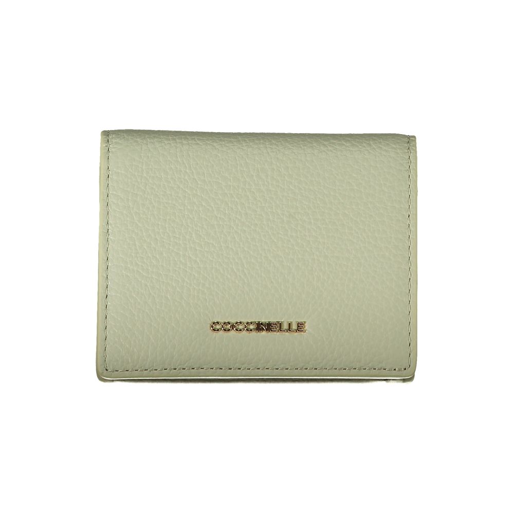 Beige Leather Women Handbag